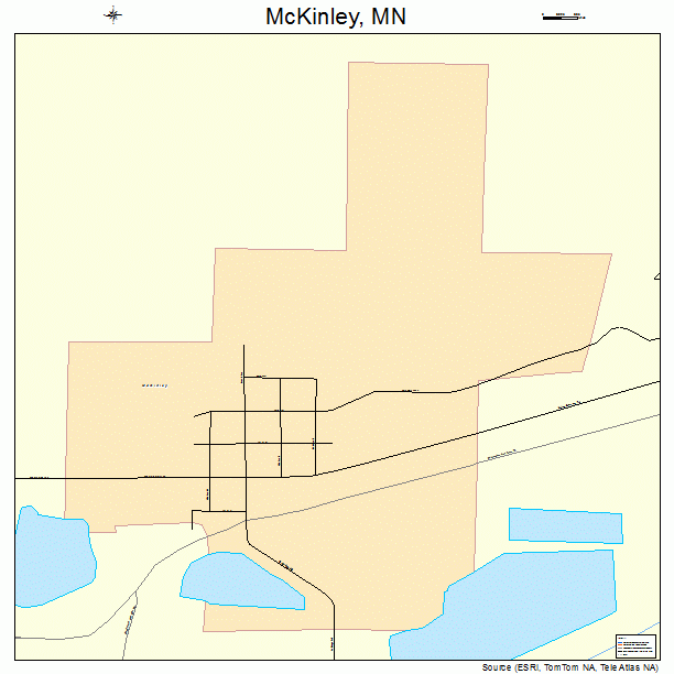 McKinley, MN street map