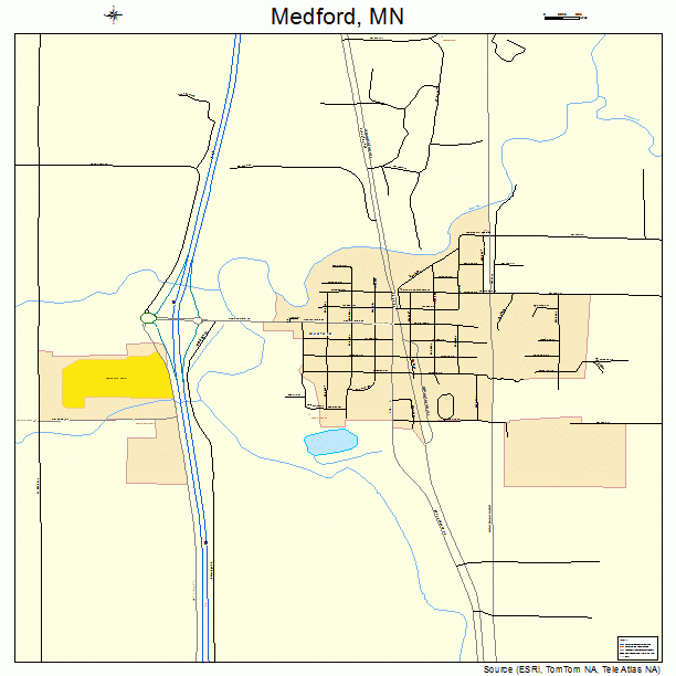 Medford, MN street map