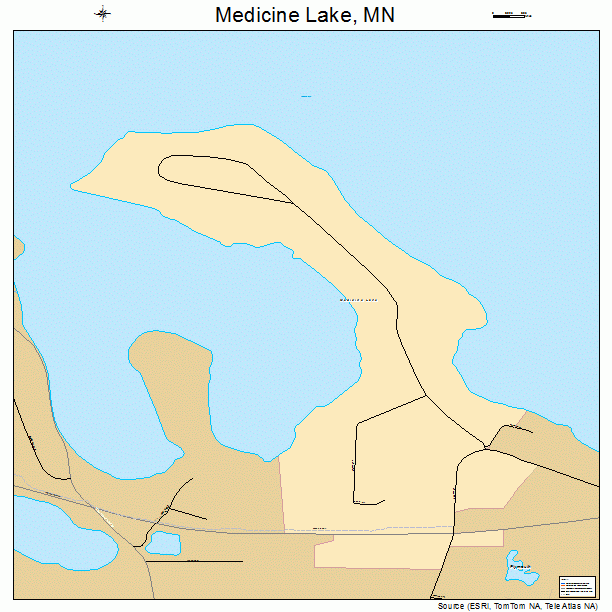 Medicine Lake, MN street map