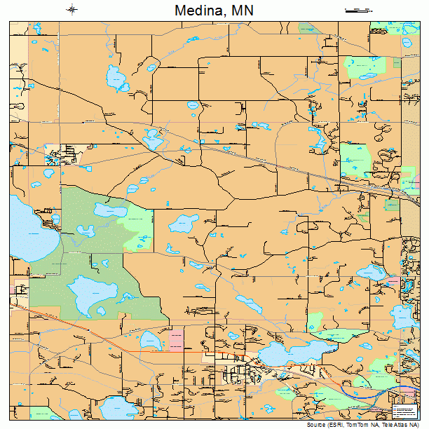 Medina, MN street map