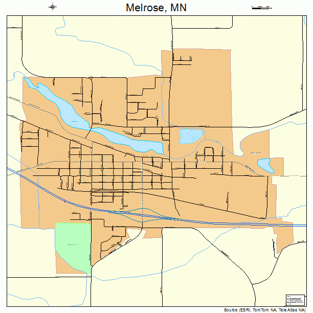 Melrose, MN street map