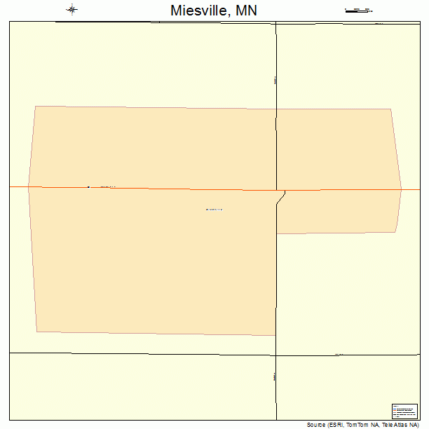 Miesville, MN street map