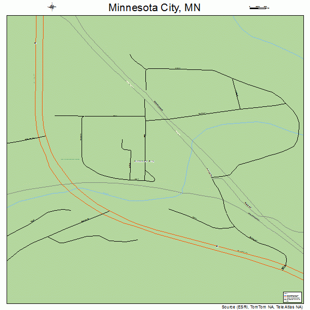 Minnesota City, MN street map