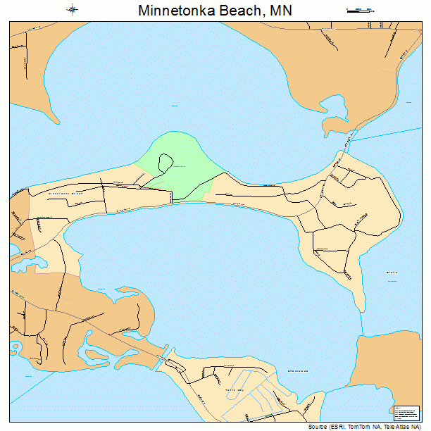 Minnetonka Beach, MN street map