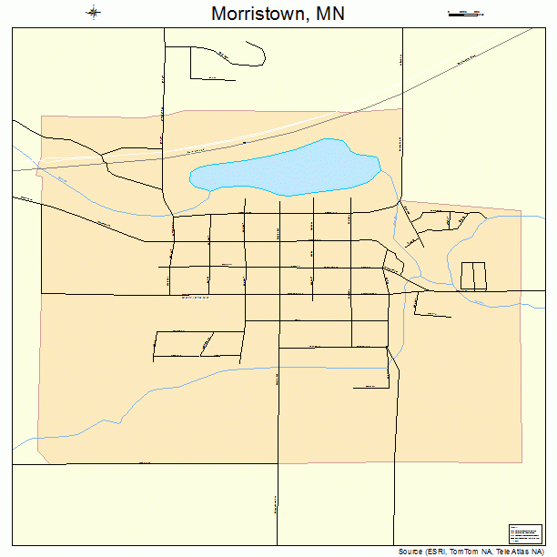 Morristown, MN street map