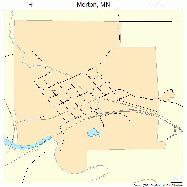 Morton, MN street map