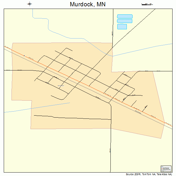 Murdock, MN street map