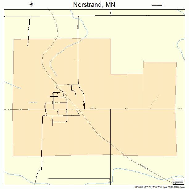 Nerstrand, MN street map