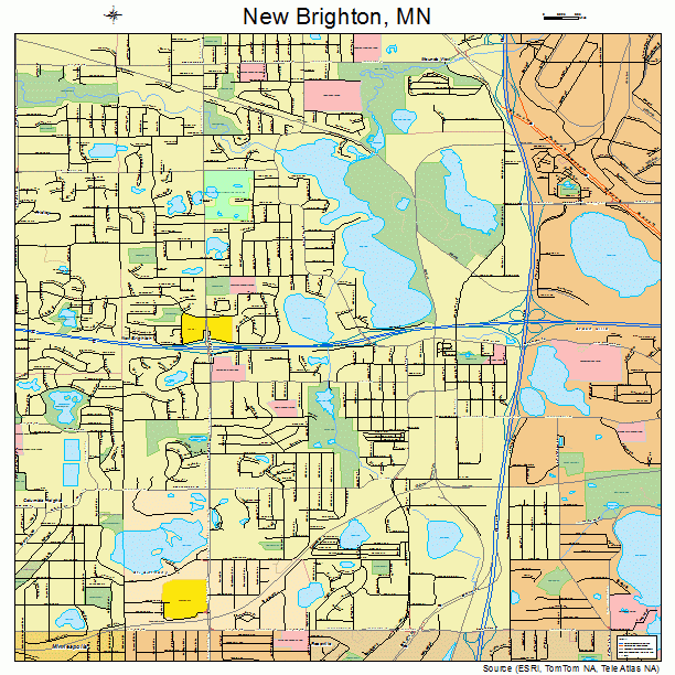 New Brighton, MN street map