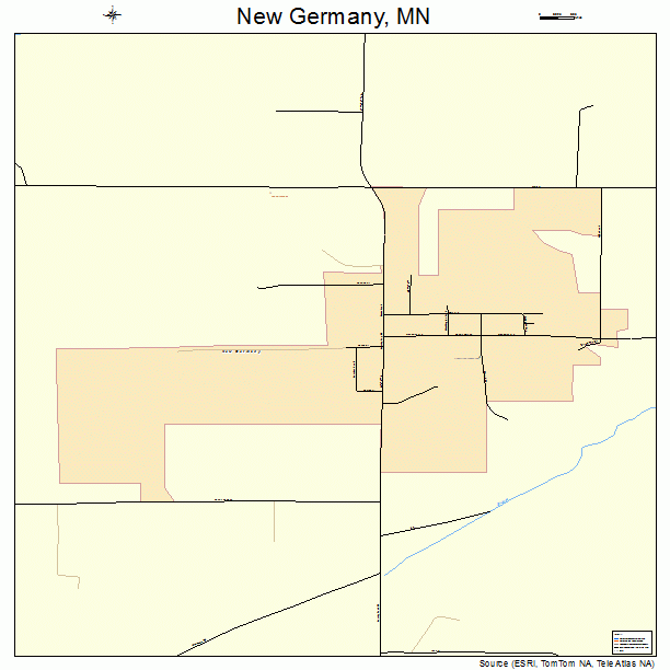 New Germany, MN street map