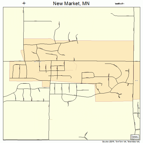 New Market, MN street map