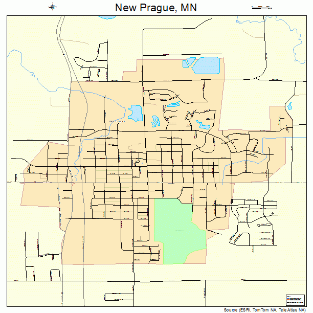 New Prague, MN street map