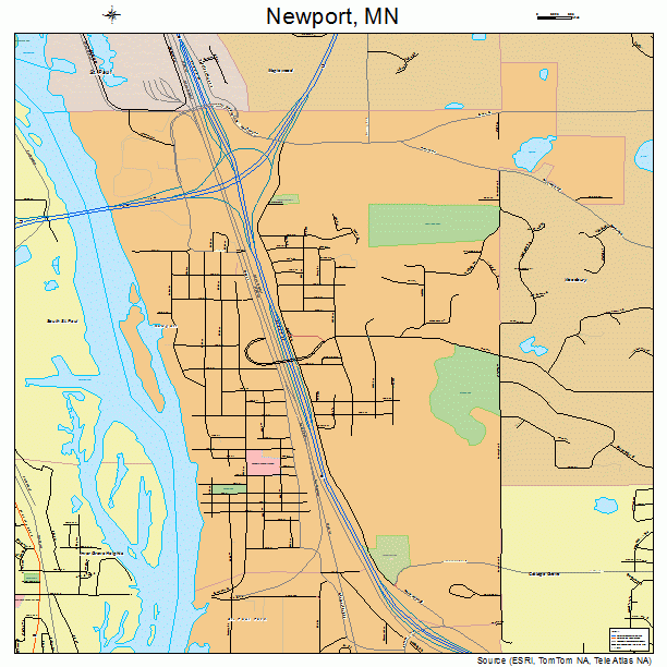 Newport, MN street map