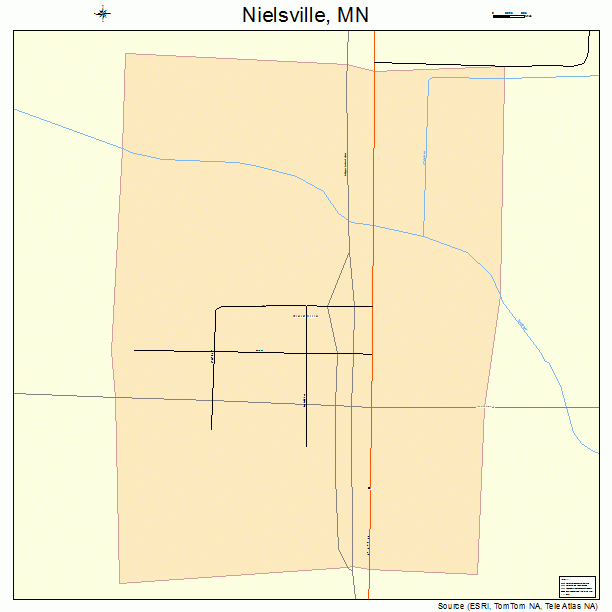 Nielsville, MN street map