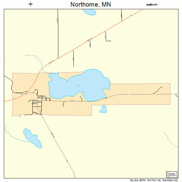 Northome, MN street map