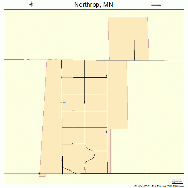 Northrop, MN street map