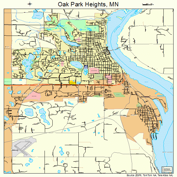 Oak Park Heights, MN street map