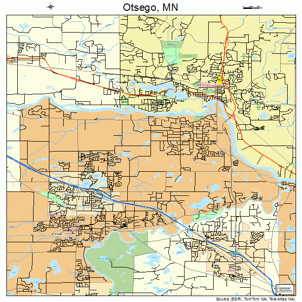 Otsego, MN street map