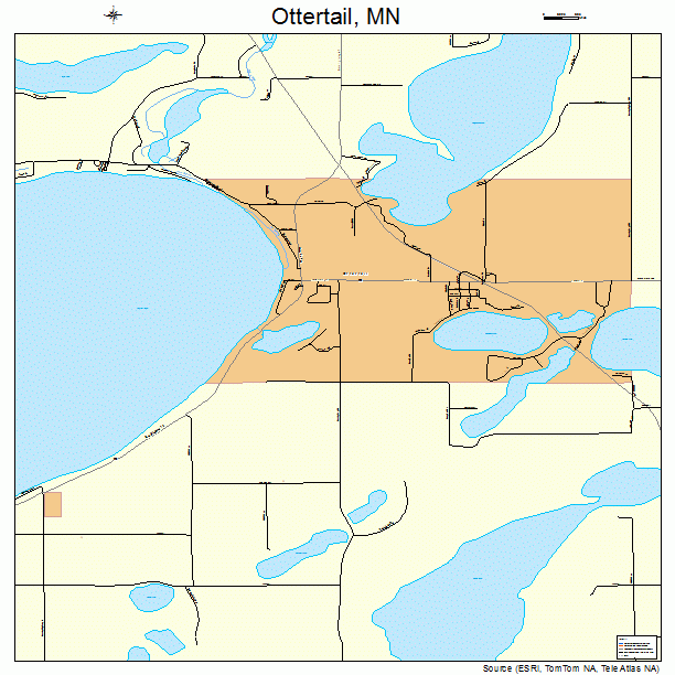 Ottertail, MN street map