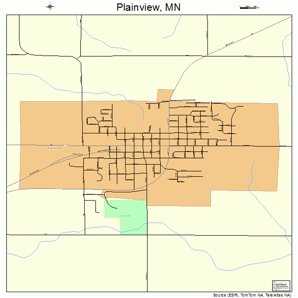Plainview, MN street map