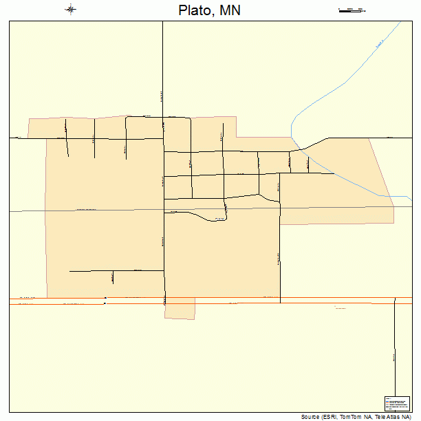 Plato, MN street map