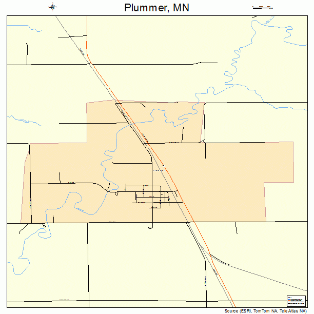 Plummer, MN street map