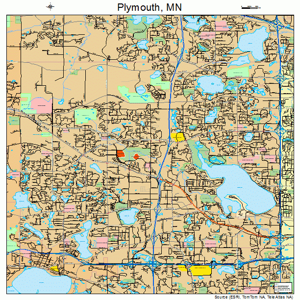 Plymouth, MN street map