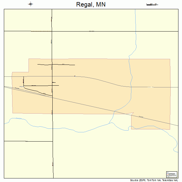 Regal, MN street map