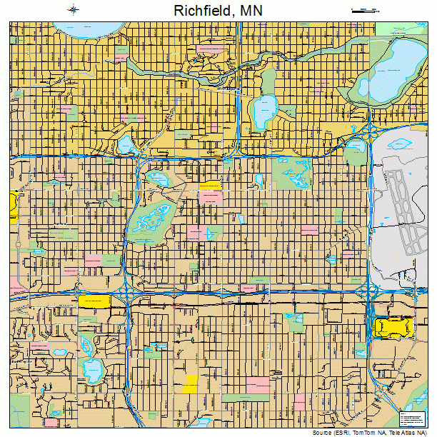 Richfield, MN street map