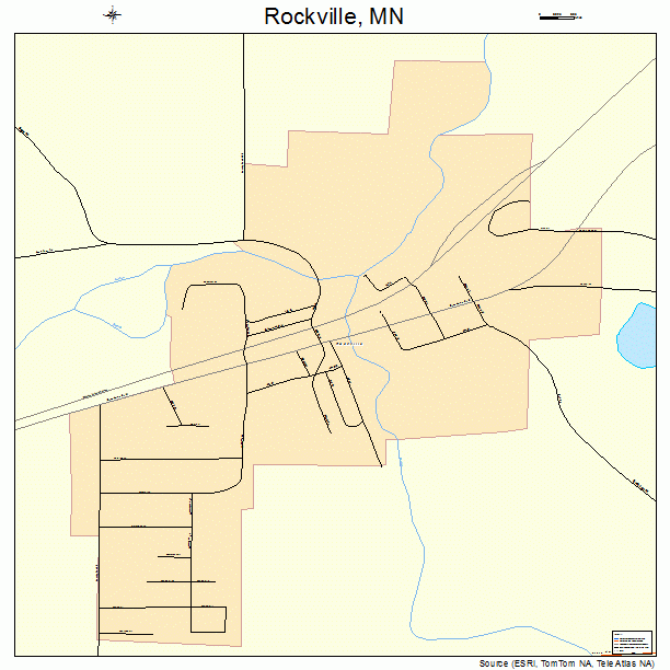 Rockville, MN street map