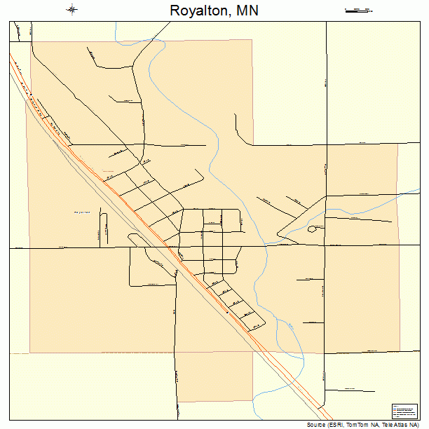 Royalton, MN street map