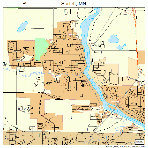 Sartell, MN street map