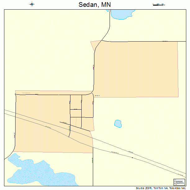 Sedan, MN street map