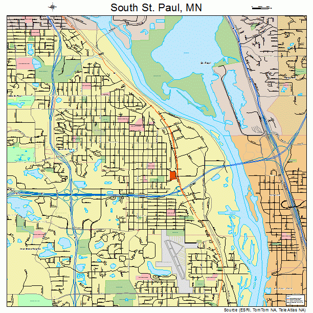 South St. Paul, MN street map
