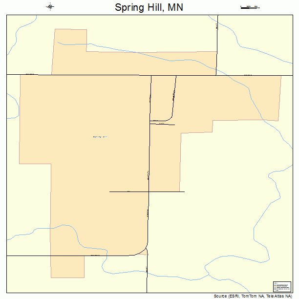 Spring Hill, MN street map