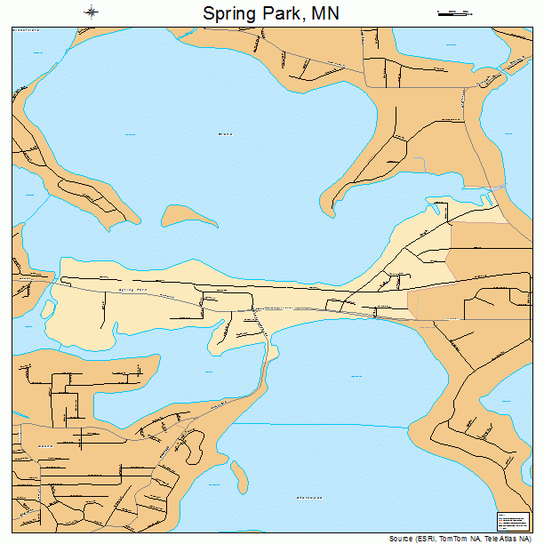 Spring Park, MN street map