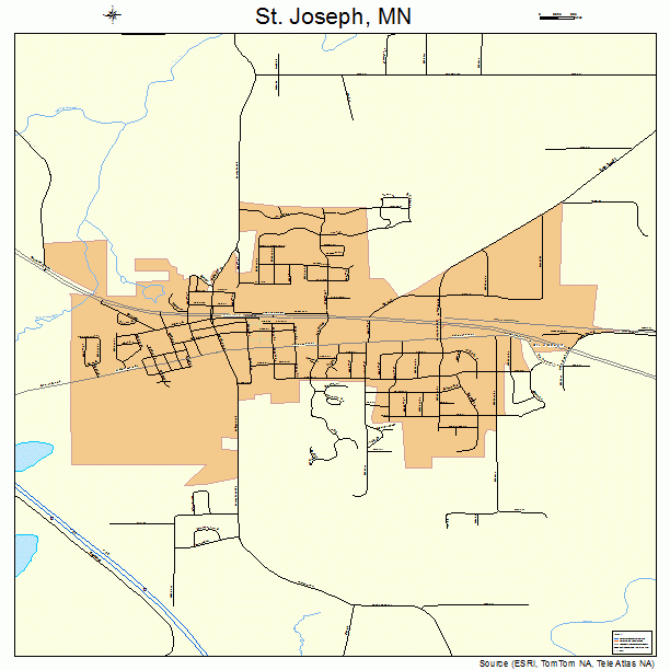 St. Joseph, MN street map