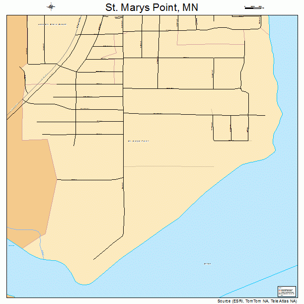 St. Marys Point, MN street map