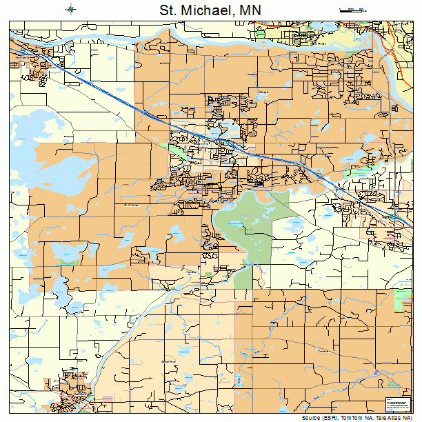 St. Michael, MN street map