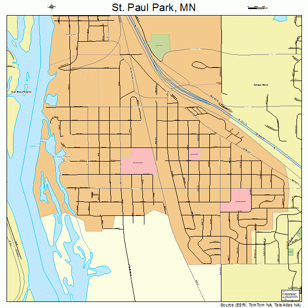 St. Paul Park, MN street map
