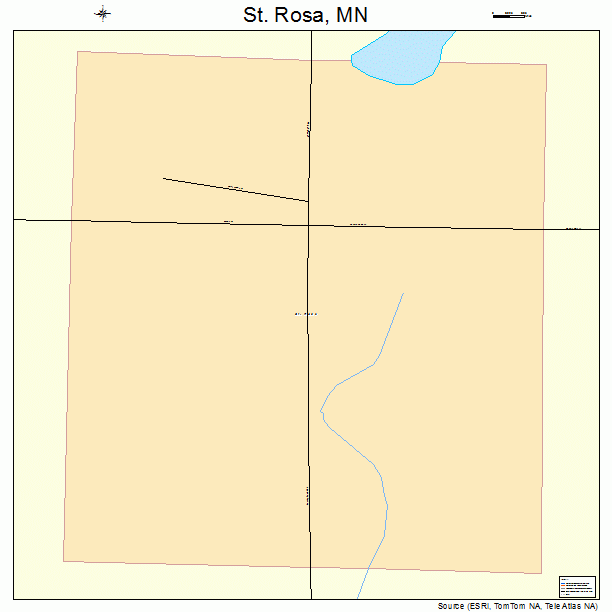 St. Rosa, MN street map