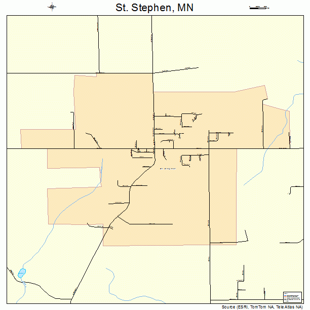 St. Stephen, MN street map