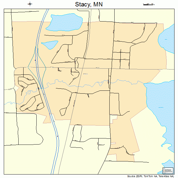 Stacy, MN street map