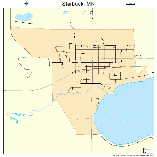 Starbuck, MN street map