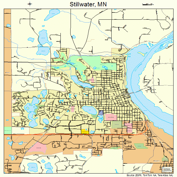 Stillwater, MN street map