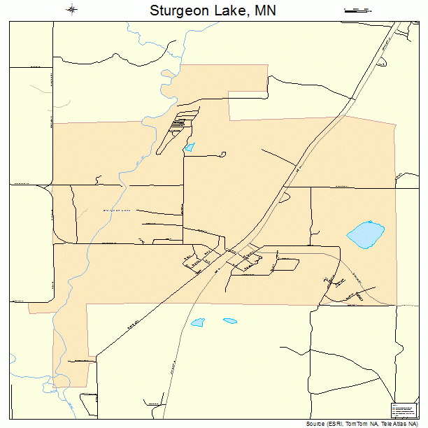 Sturgeon Lake, MN street map