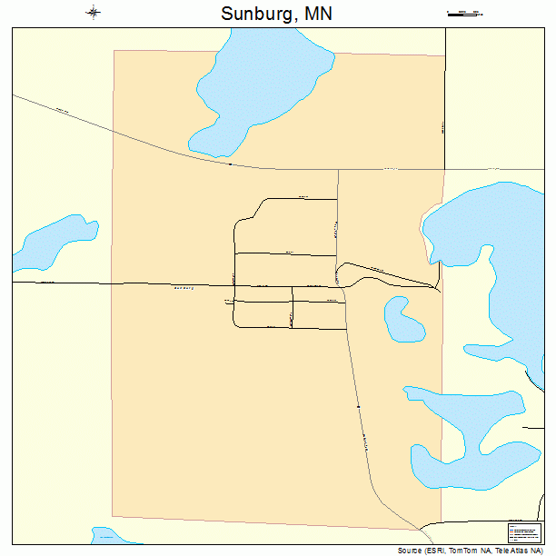 Sunburg, MN street map