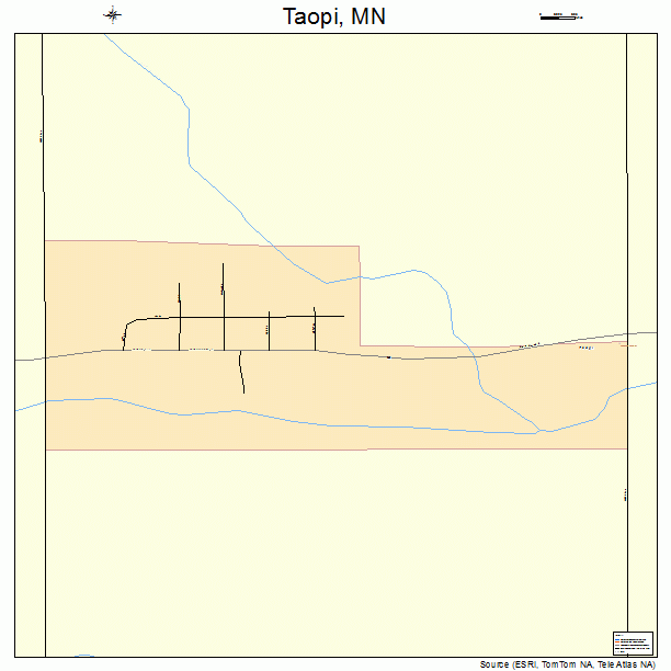 Taopi, MN street map