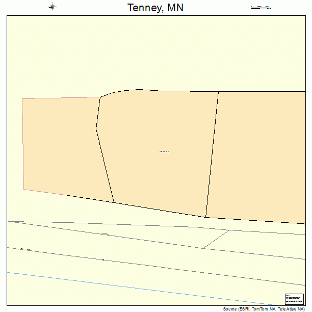 Tenney, MN street map