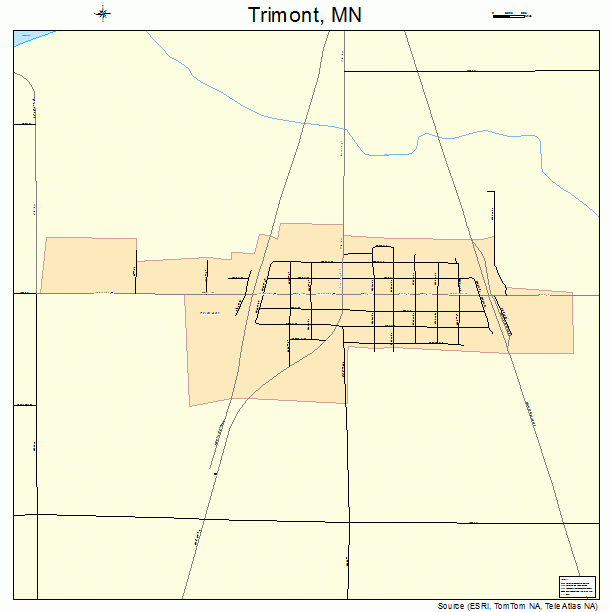 Trimont, MN street map